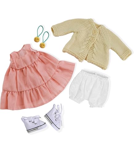 Amazon | BlissfulPixie 手作り ウォルドルフ 人形の服 30cm 服セット